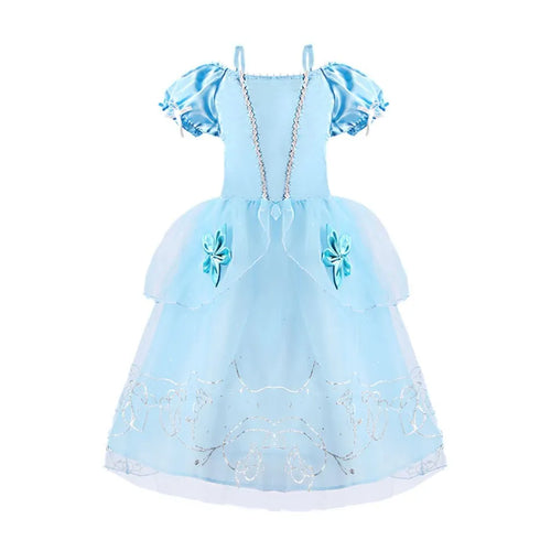 Rapunzel Dress for Girls Cinderella Belle Dress Up Fantasy Children (Halloween)