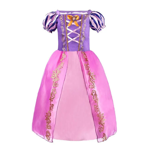Rapunzel Dress for Girls Cinderella Belle Dress Up Fantasy Children (Halloween)