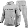 Men's Hoodie Suit Milan Printed Sweatshirt