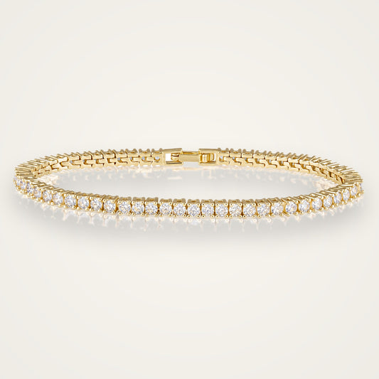 Gold Karla Tennis Bracelet