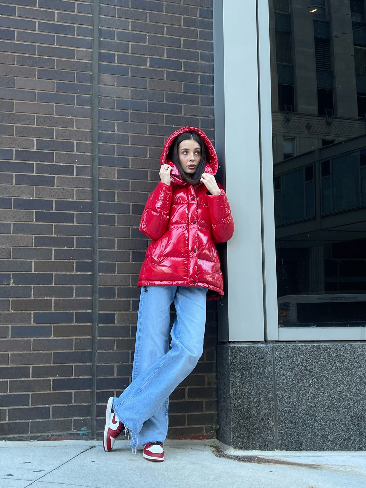 Gia Laque Premium Down Hooded Jacket