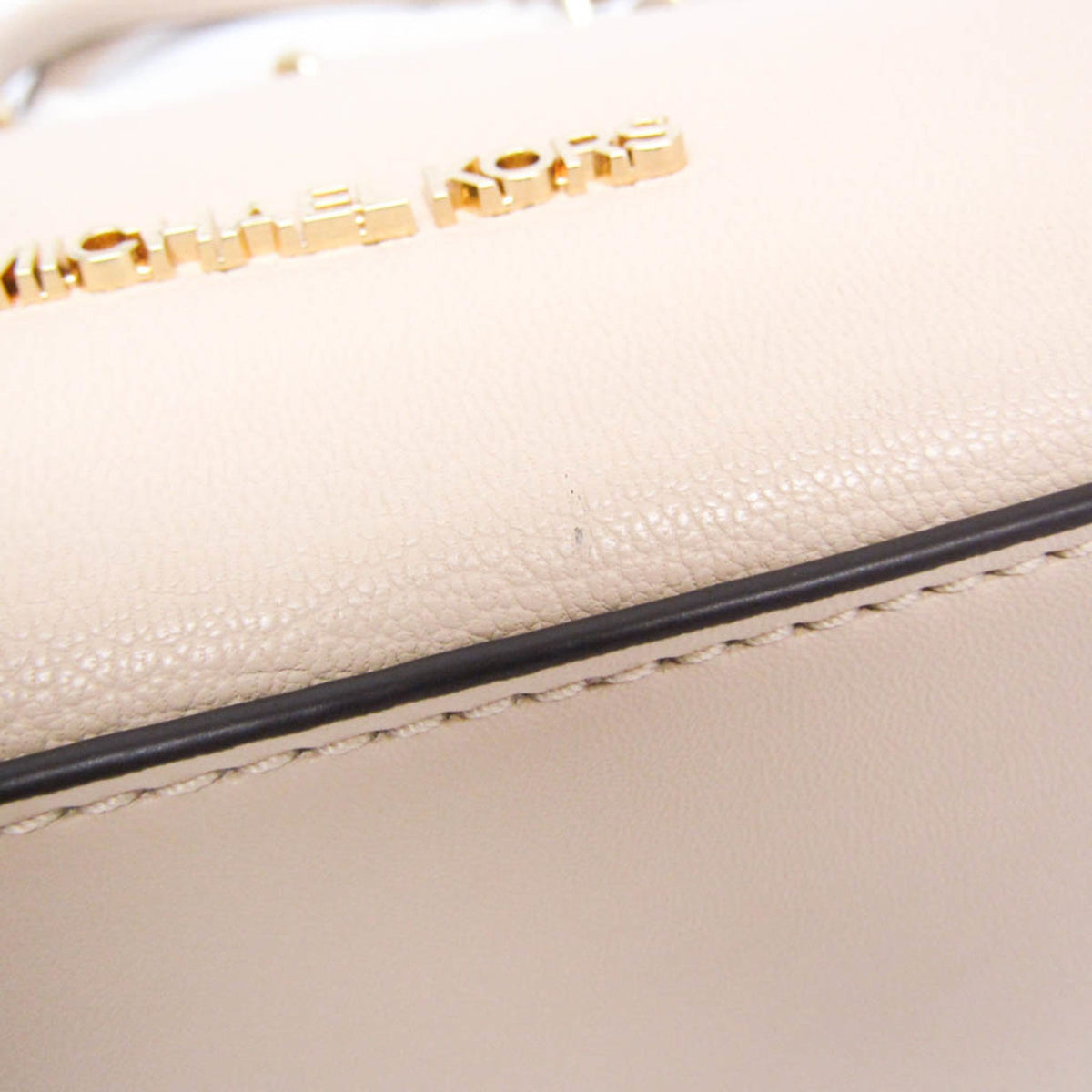 Michael Kors Hamilton Leather & Fur Satchel