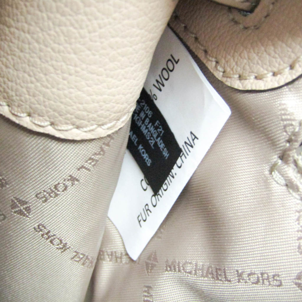 Michael Kors Hamilton Leather & Fur Satchel