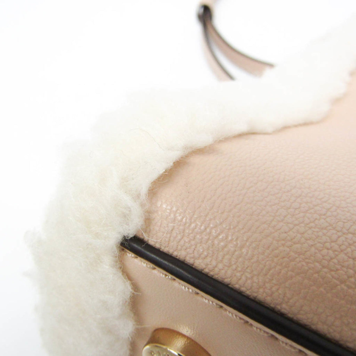 Michael Kors Hamilton Leather & Fur Satchel