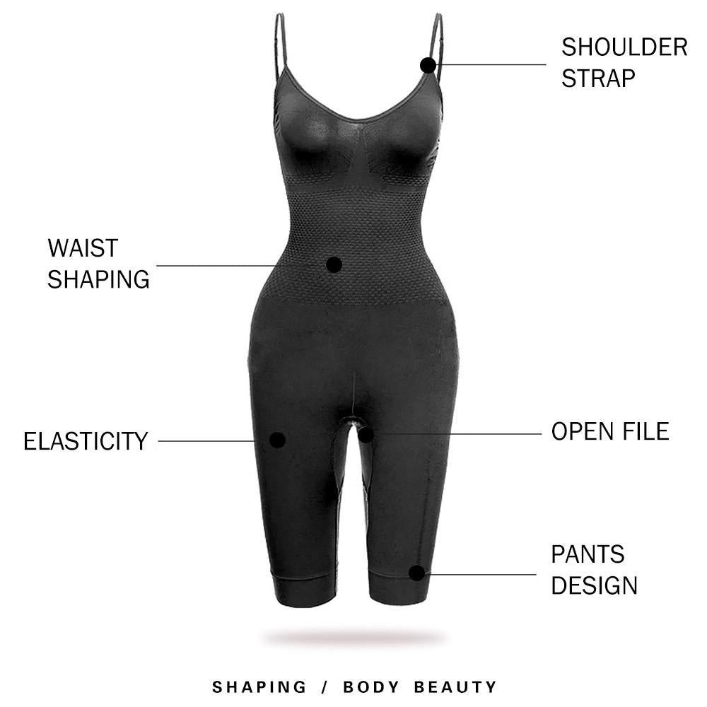Women Shape Wear Tummy Control Shorts High-Waist Shaper Bodysuit - Khan Mall
