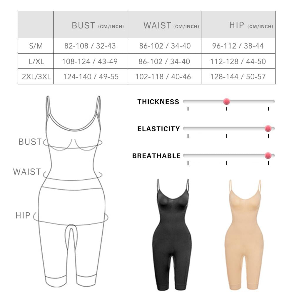 Women Shape Wear Tummy Control Shorts High-Waist Shaper Bodysuit - Khan Mall