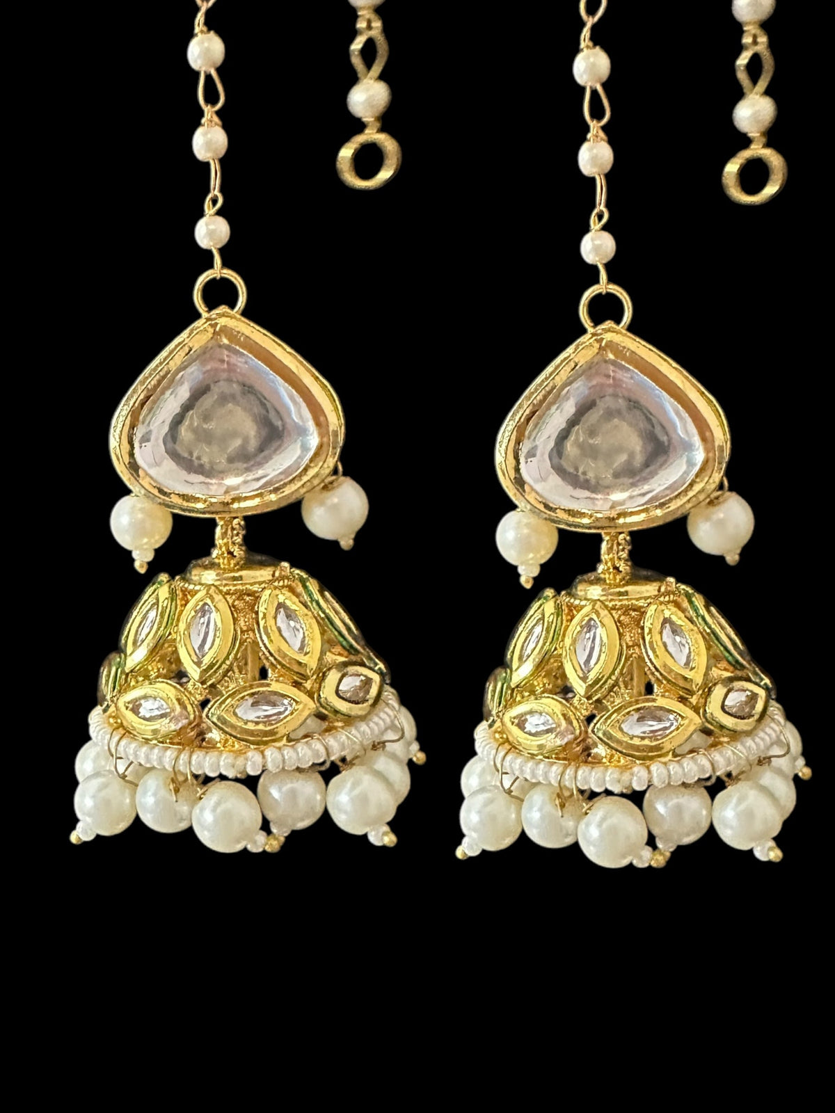 Nudar Kundan and Pearl Bridal Set