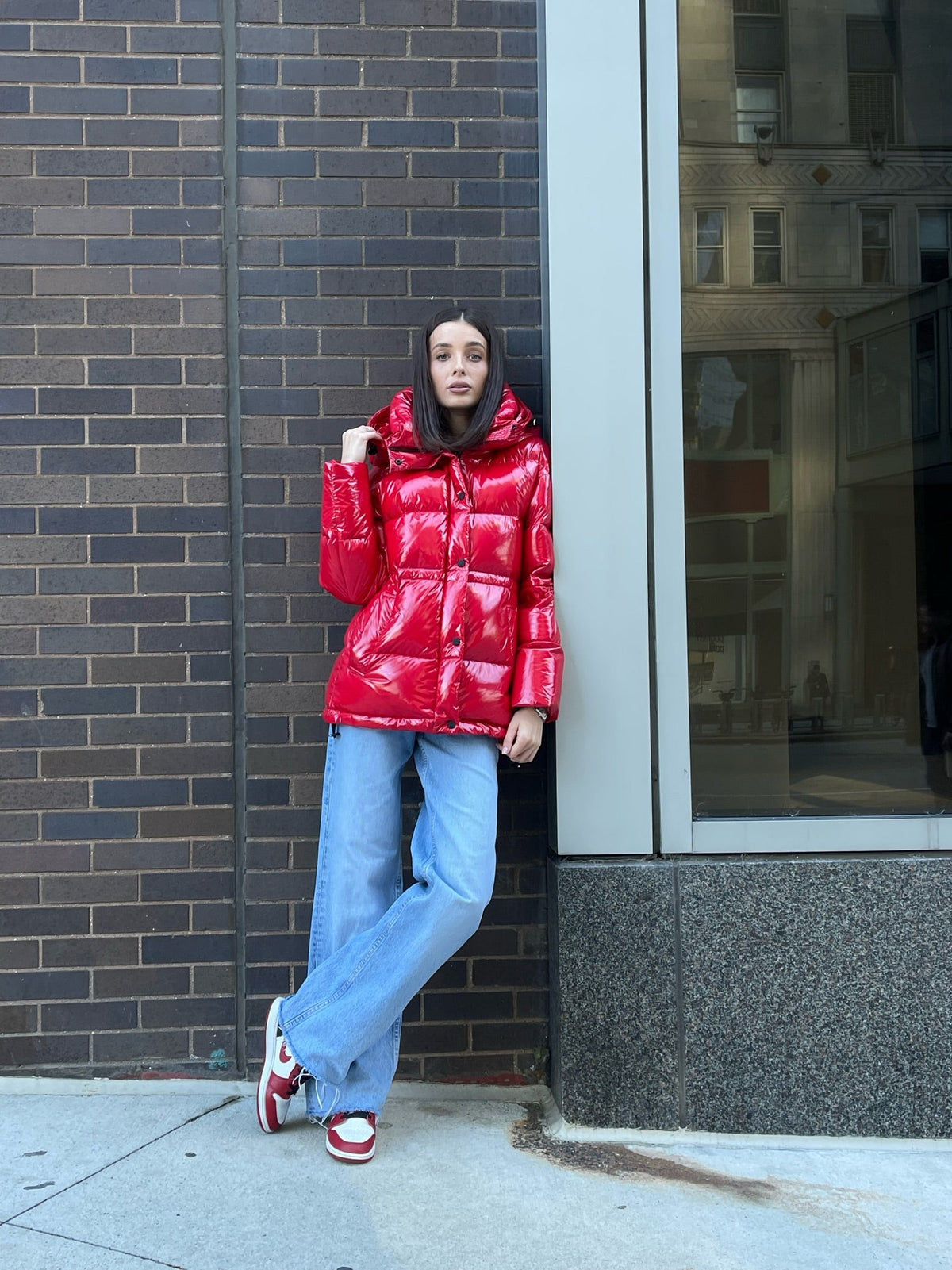 Gia Laque Premium Down Hooded Jacket