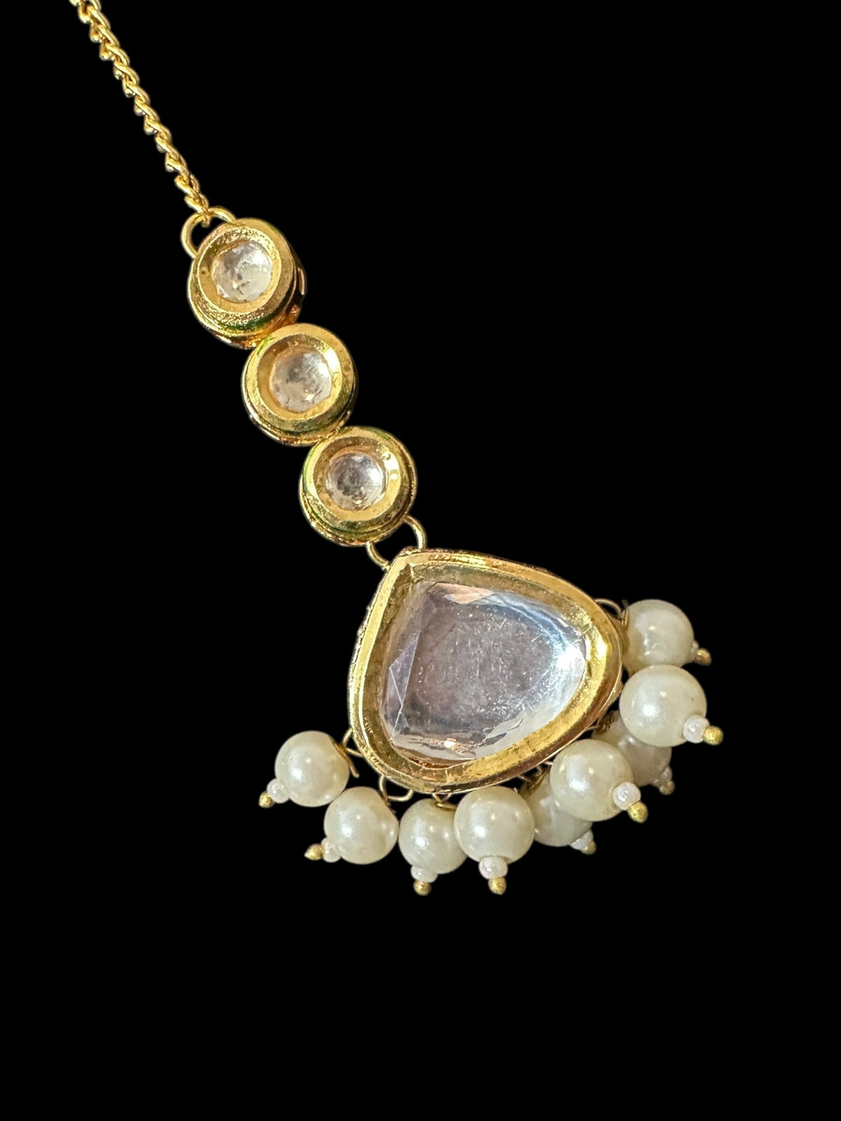 Nudar Kundan and Pearl Bridal Set