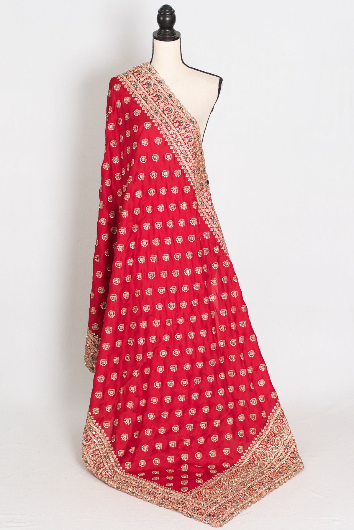 Rosy Pink Satin Festive Saree