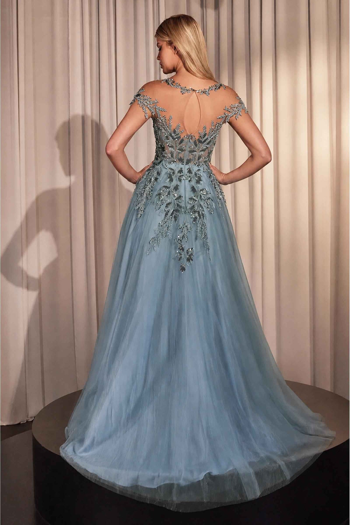 Andrea & Leo Cap Sleeve Mother of the Bride A-line Gown — photo 2