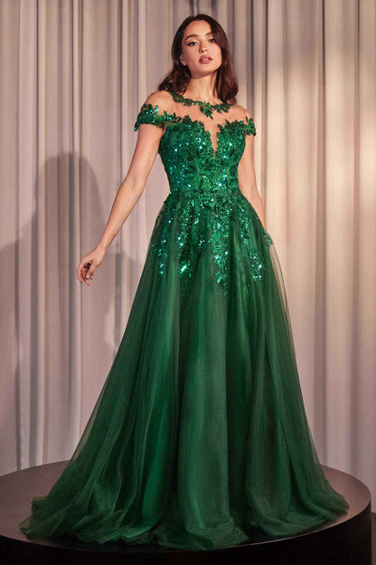 Andrea & Leo Cap Sleeve Mother of the Bride A-line Gown — photo 4