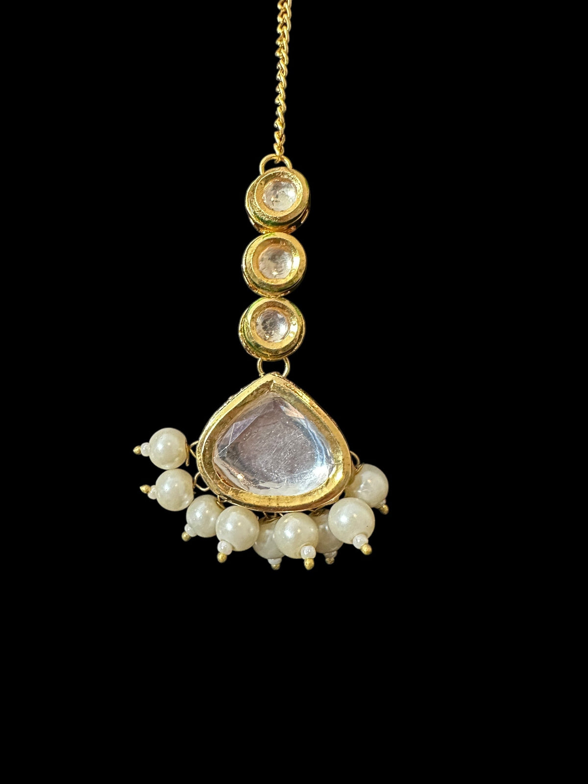Nudar Kundan and Pearl Bridal Set