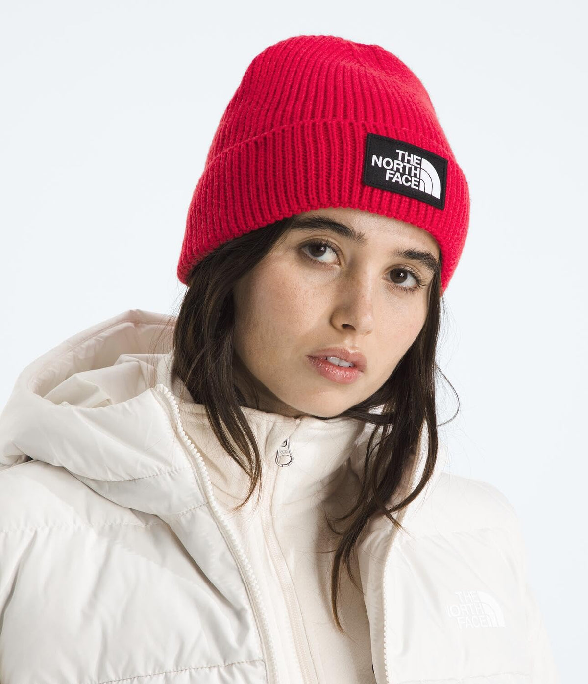 The North Face TNF Logo Box Cuffed Beanie