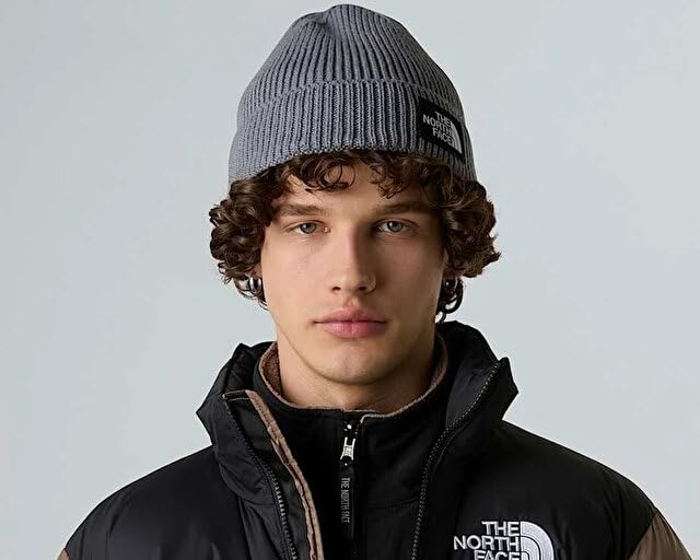 The North Face TNF Logo Box Cuffed Beanie