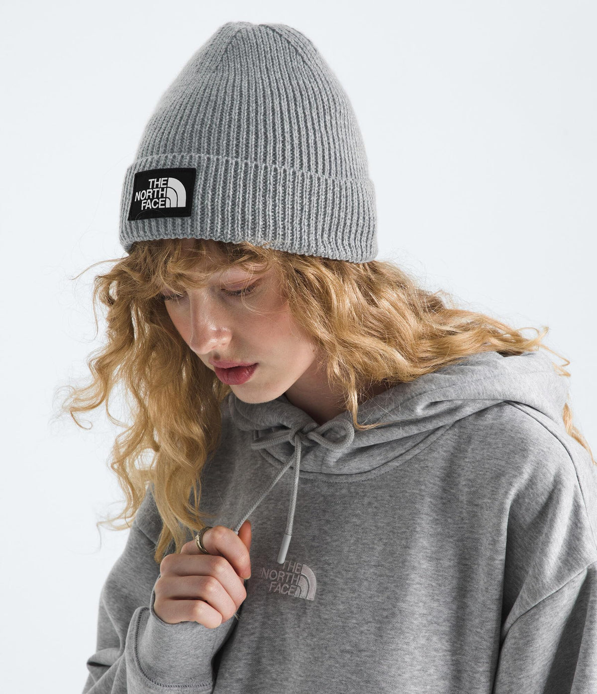 The North Face TNF Logo Box Cuffed Beanie