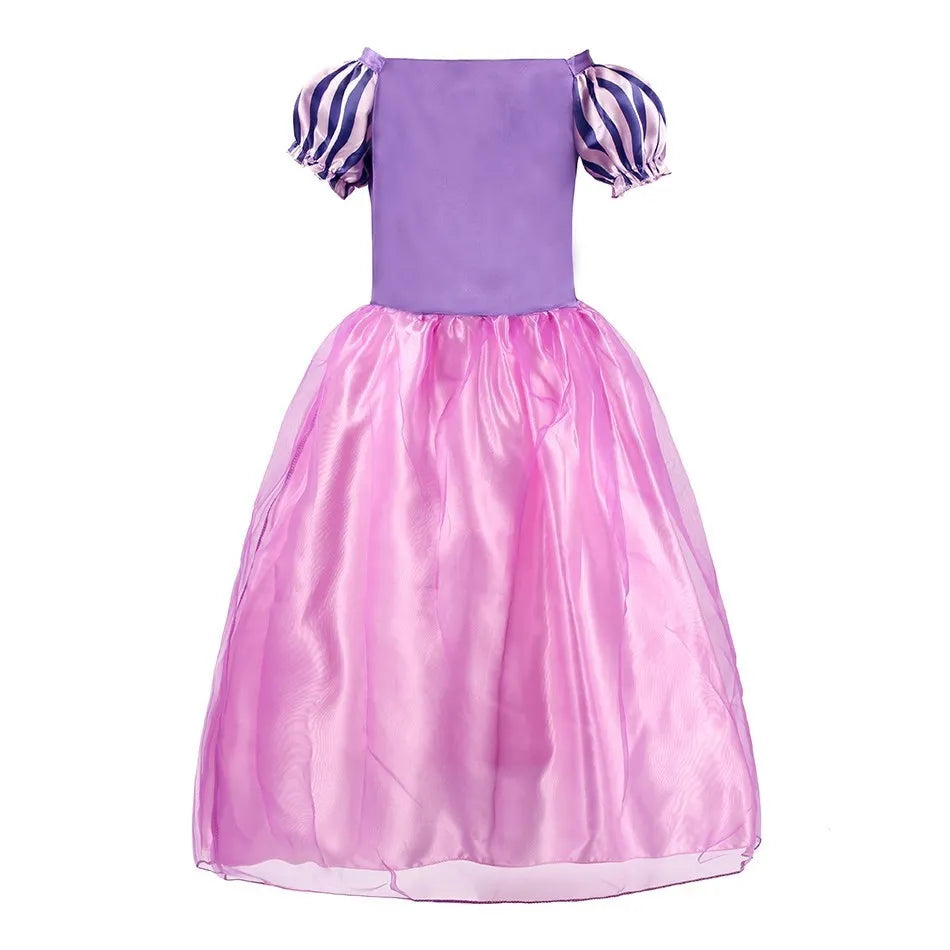 Rapunzel Dress for Girls Cinderella Belle Dress Up Fantasy Children (Halloween)