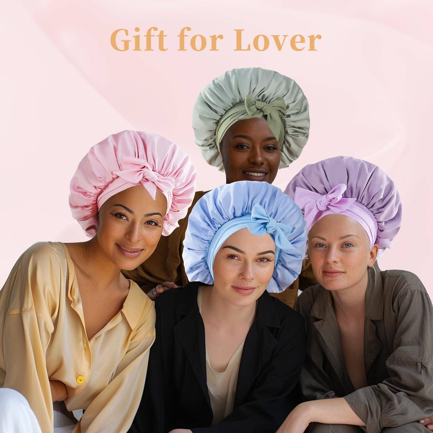 Satin Silk Sleep Bonnet for Curly & Natural Hair