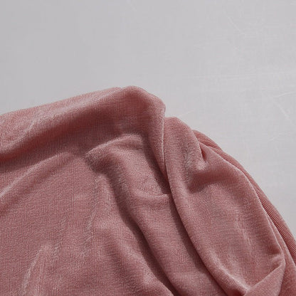 Pink Diagonal Ruched Maxi Dress – view 6