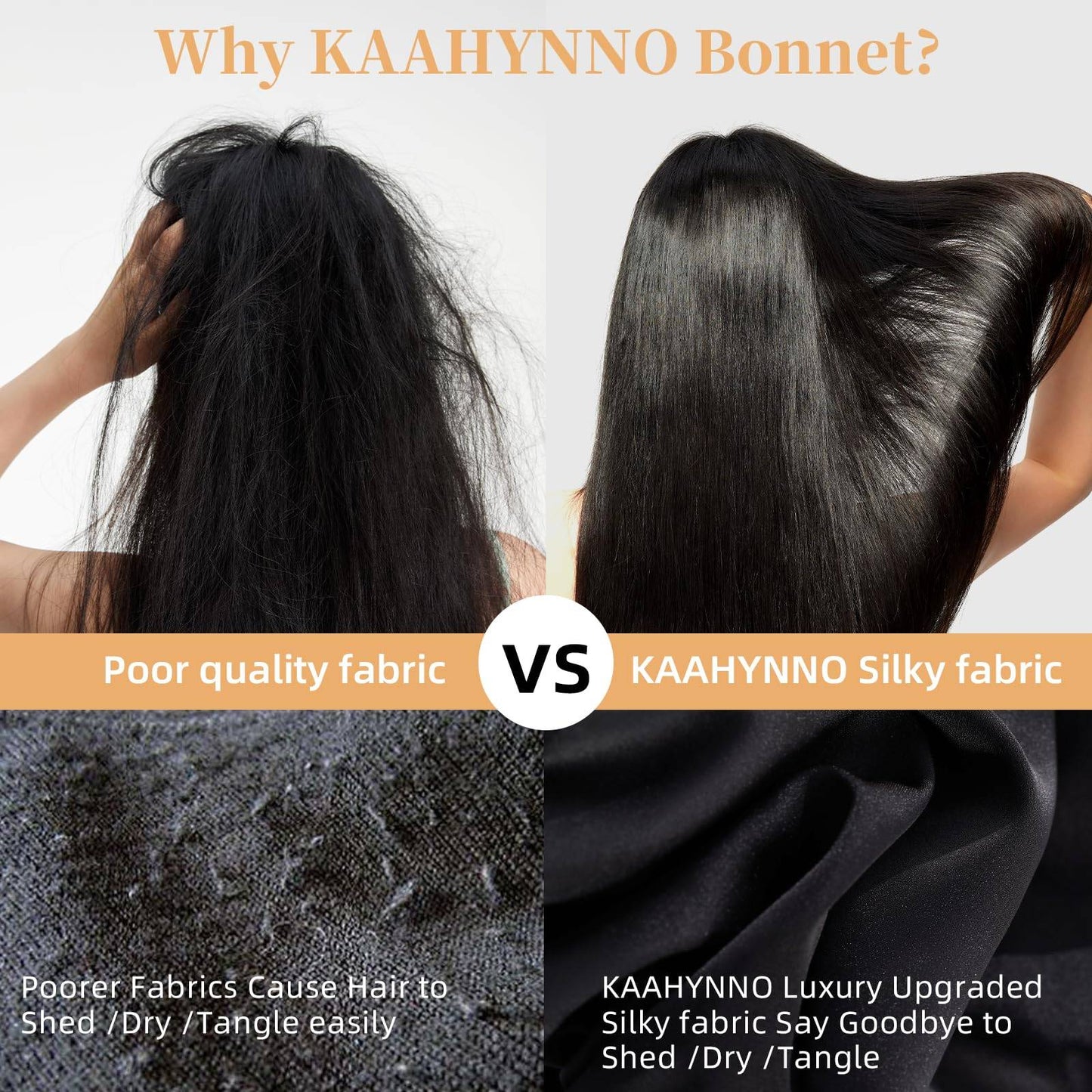 Satin Silk Sleep Bonnet for Curly & Natural Hair