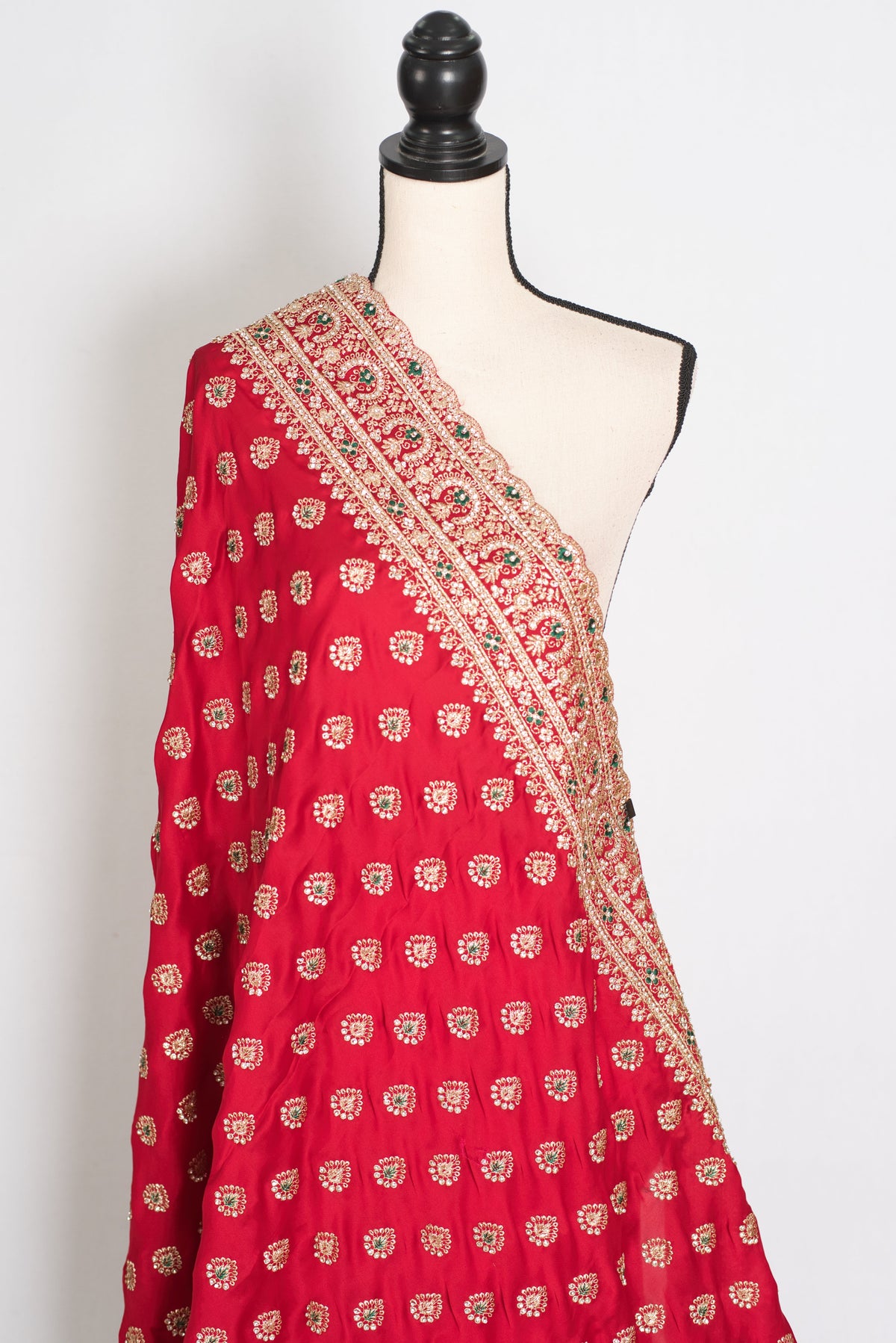 Rosy Pink Satin Festive Saree