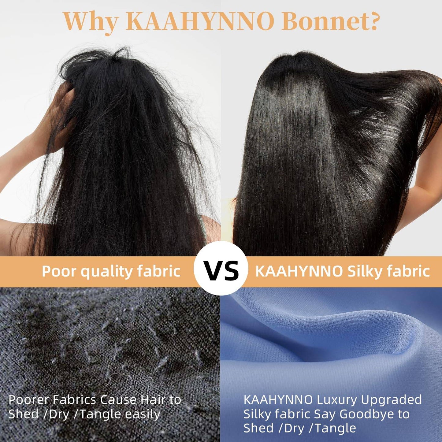 Satin Silk Sleep Bonnet for Curly & Natural Hair
